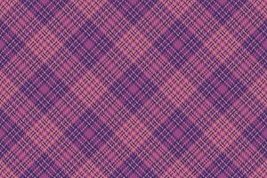 Check seamless tartan of textile fabric texture with a vector background pattern plaid.