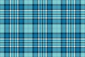 Plaid background, check seamless pattern in blue. Vector fabric texture for textile print, wrapping paper, gift card or wallpaper.