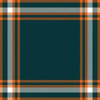 Plaid check pattern. Seamless fabric texture. Tartan textile print. vector