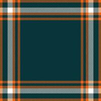 Plaid check pattern. Seamless fabric texture. Tartan textile print. vector