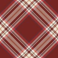 Plaid pattern vector. Check fabric texture. Seamless textile design for clothes, paper print. vector