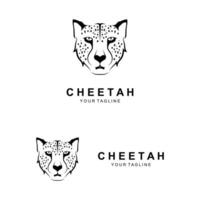 leopardo logo vector ilustración