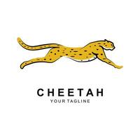 cheetah logo vector illustration