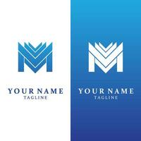 M Letter Logo Template vector