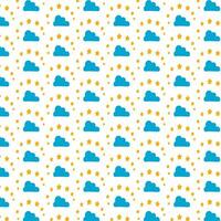 Cute star pattern used for wallpaper, wrapping paper, fabric and etc. vector