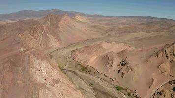 Arid desert and strange stones. video