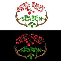 It's the best season vector