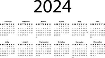 2024 calander design . table calender design . vector