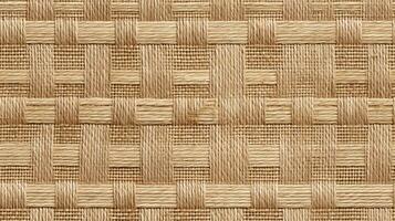 Seamless background texture of woven burlap photo