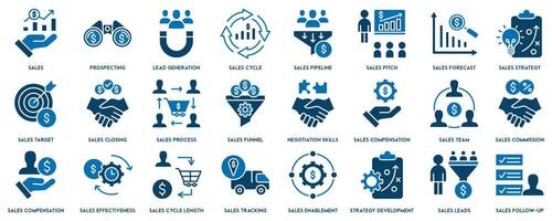 Sales icon set. Growth profit symbol. Business successful concept Website stats, Target and Increase sales signs. Seo line icons. Traffic management, social network and seo optimization icons. vector