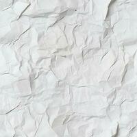 Seamless texture of crunched and creased paper photo