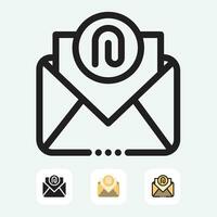 Efficient Business Communication. Email Attachments Made Easy with Vector Icons. Illustrations for Sending, Receiving, and Managing Important Documents and Files. Ready to use for web, app and print.