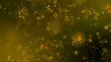 Gold bokeh light looping background video