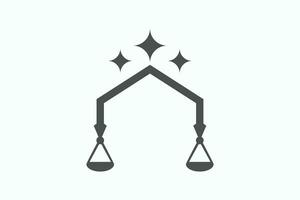 justice law logo design vector illustration