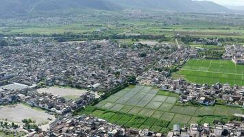 Fields and villages in Dali, Yunnan, China. video