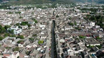 Buildings and landscapes in Weishan, Yunnan, China. video