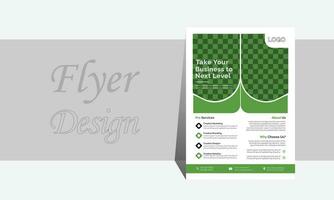 Unique Business Flyer Design Template, A4 Business Flyer Bundle, vector