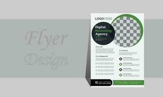 Unique Business Flyer Design Template, A4 Business Flyer Bundle, vector