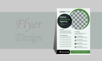 Unique Business Flyer Design Template, A4 Business Flyer Bundle, vector