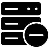 server glyph icon vector