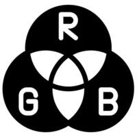 rgb glyph icon vector