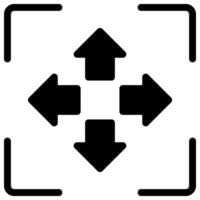 move selector glyph icon vector