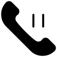 call glyph icon vector