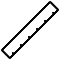 ruler line icon vector