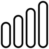 signal line icon vector