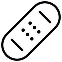 bandage line icon vector