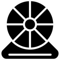 hamster wheel glyph icon vector