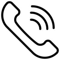 call line icon vector