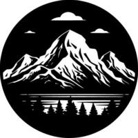 Mountains - High Quality Vector Logo - Vector illustration ideal for T-shirt graphic