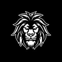 Lion - Minimalist and Flat Logo - Vector illustration