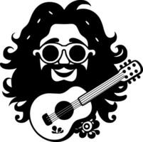 hippie - alto calidad vector logo - vector ilustración ideal para camiseta gráfico