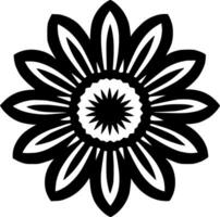 Flower - High Quality Vector Logo - Vector illustration ideal for T-shirt graphic