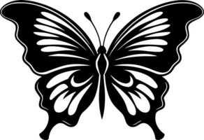 Butterfly, Minimalist and Simple Silhouette - Vector illustration