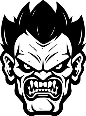 Zombie - High Quality Vector Logo - Vector illustration ideal for T-shirt graphic