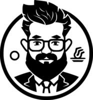 profesor - minimalista y plano logo - vector ilustración