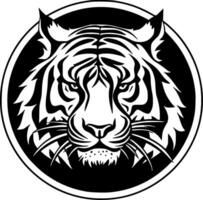 tigre, minimalista y sencillo silueta - vector ilustración