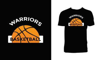 Basketball T Shirt Design vector