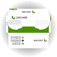 Vector corporate envelope template or envelope design.