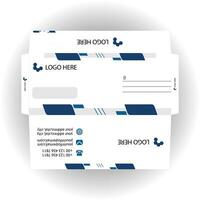 Vector corporate envelope template or envelope design.