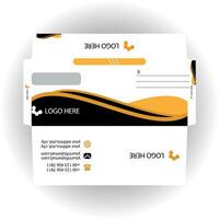 Vector corporate envelope template or envelope design.