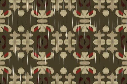 motivo ikat cachemir bordado antecedentes. ikat diseños geométrico étnico oriental modelo tradicional.azteca estilo resumen vector ilustración.diseño para textura,tela,ropa,envoltura,pareo.