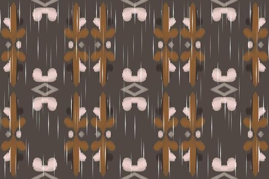 motivo ikat cachemir bordado antecedentes. ikat textura geométrico étnico oriental modelo tradicional. ikat azteca estilo resumen diseño para impresión textura,tela,sari,sari,alfombra. vector