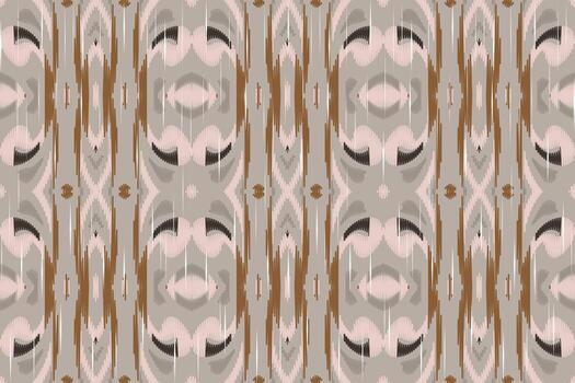 motivo ikat cachemir bordado antecedentes. ikat triángulo geométrico étnico oriental modelo tradicional.azteca estilo resumen vector ilustración.diseño para textura,tela,ropa,envoltura,pareo.