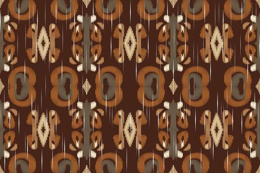 motivo ikat floral cachemir bordado antecedentes. ikat flores geométrico étnico oriental modelo tradicional.azteca estilo resumen vector diseño para textura,tela,ropa,envoltura,pareo.