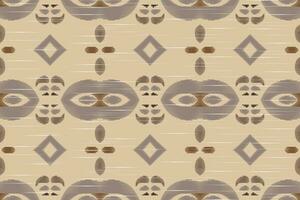 ikat damasco cachemir bordado antecedentes. ikat flor geométrico étnico oriental modelo tradicional. ikat azteca estilo resumen diseño para impresión textura,tela,sari,sari,alfombra. vector