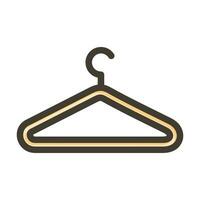 Hanger Vector Thick Line Filled Colors Icon For Personal And Commercial Use.